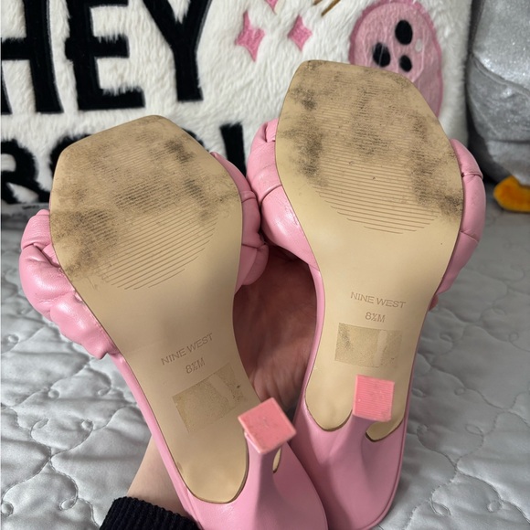 Nine West Pink Braided Heels - Picture 5 of 6